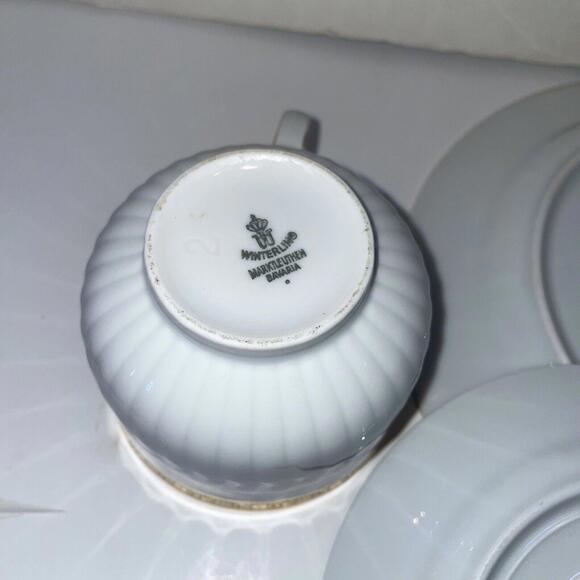 Winterling Marktleuthen Bavaria Tea Cup Saucer & Dessert Plates WIG1384 22k Gold - Picture 8 of 8